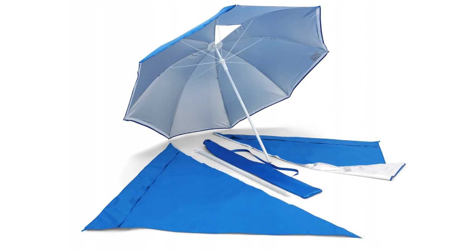 PARASOL NAMIOT plażowy ogrodowy SKŁADANY parawan