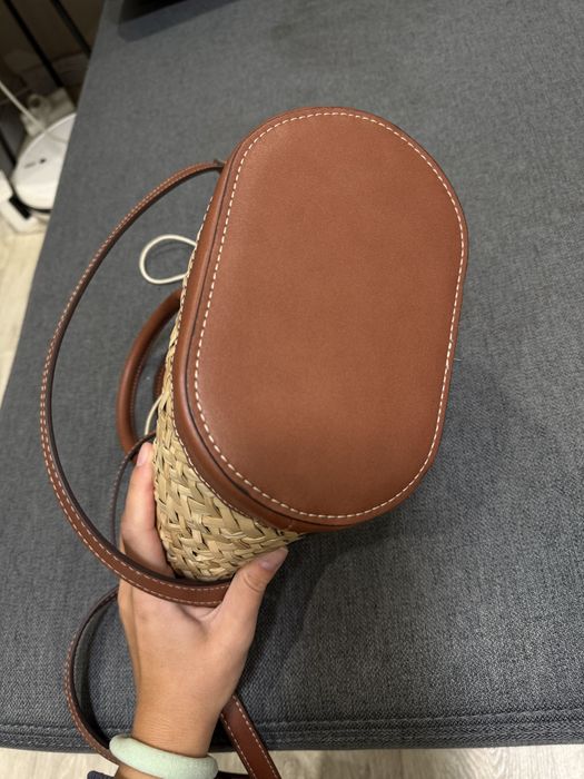 MANGO сумка плетена