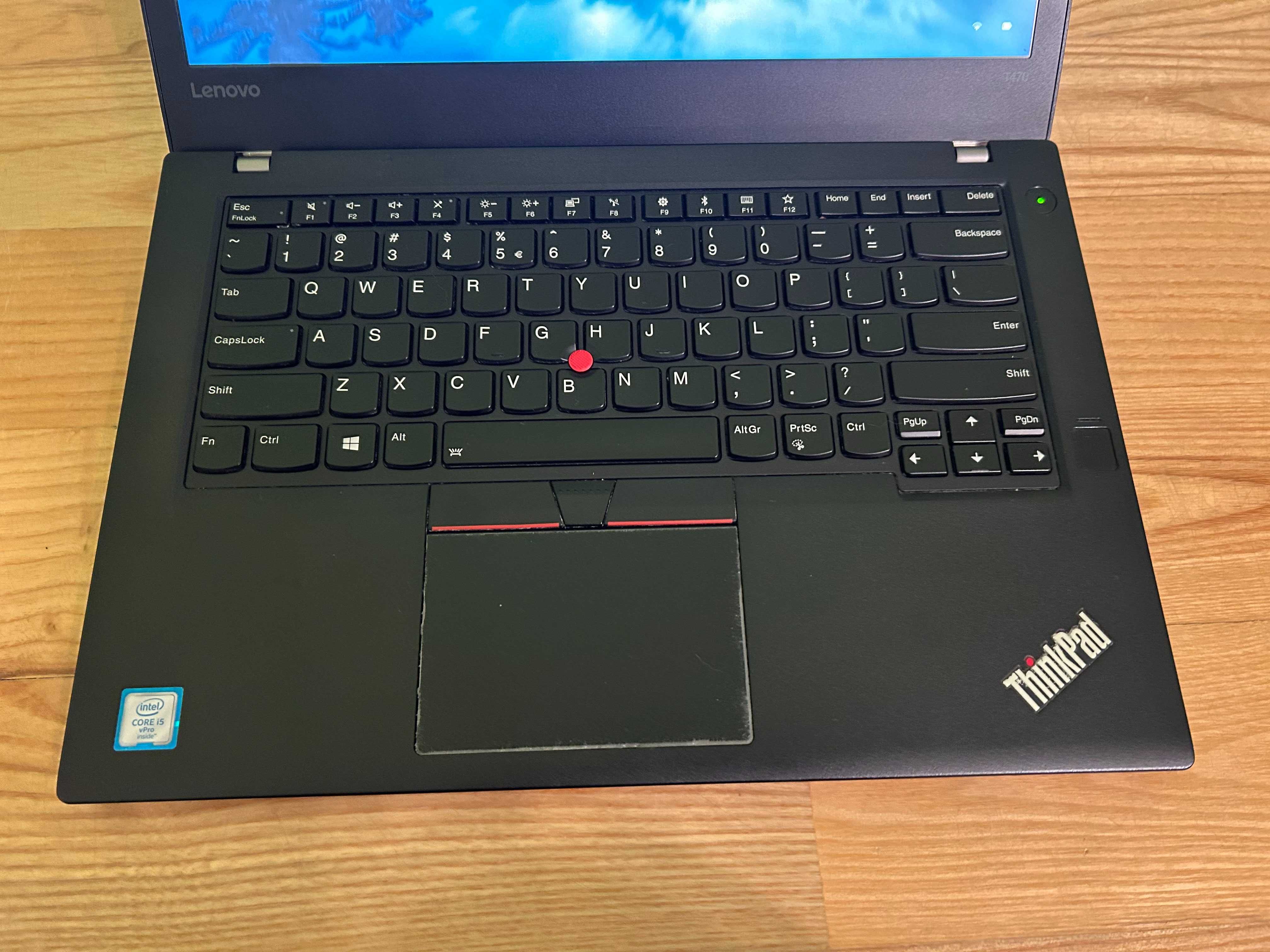 Laptop Lenovo ThinkPad T470, i5, SSD 256GB, 8GB RAM sprawny. Win 11.