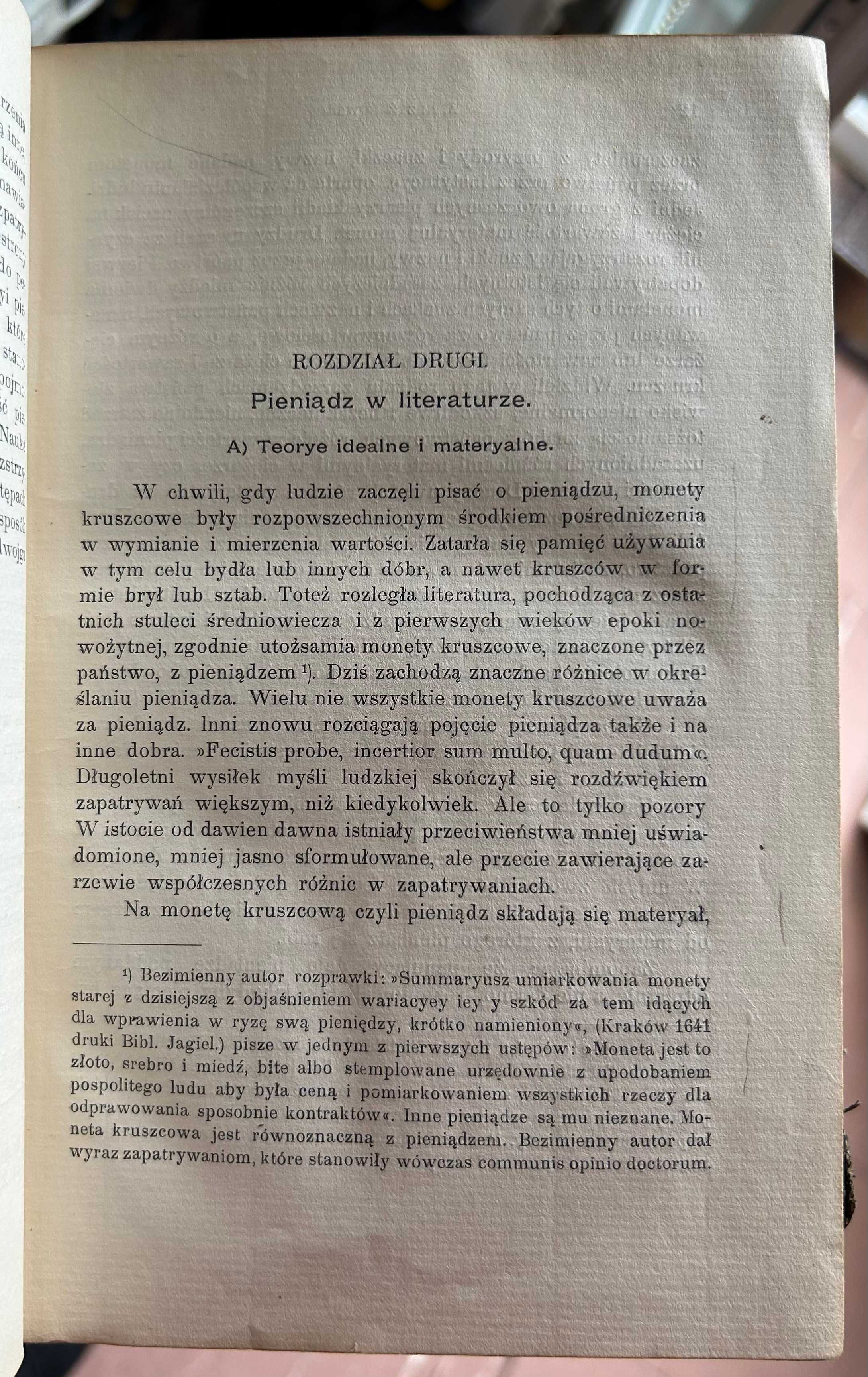 Pieniądz Adam Krzyżanowski Kraków 1911