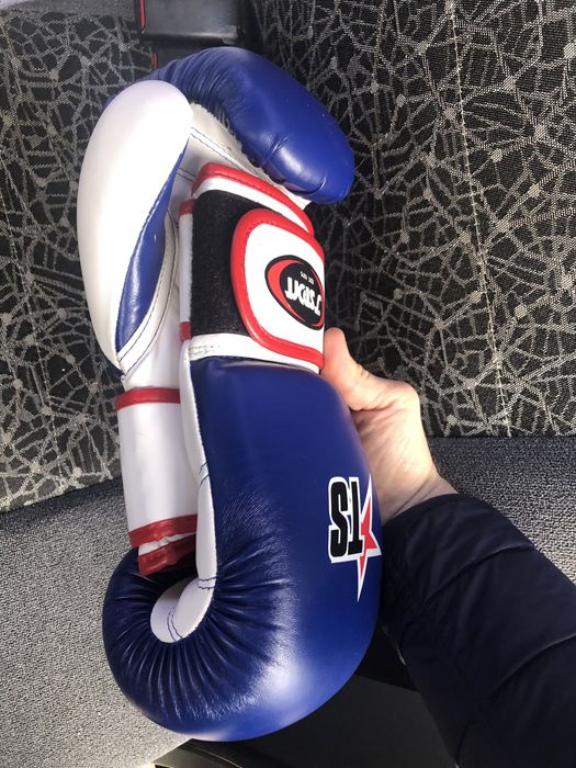 Дитячі боксерські перчатки чорні тайланд та сині пакістан