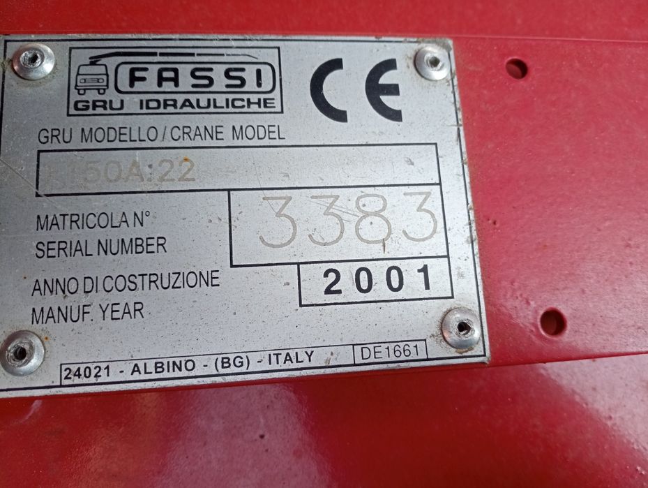 Кран маніпулятор Fassi 150