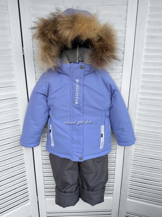 Зимовий термо комплект комбінезон для дівчинки lassye 104/110