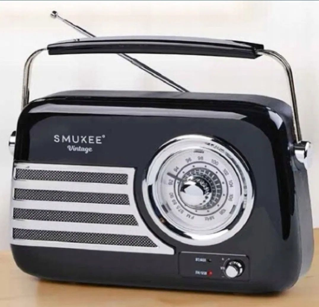 Głośnik Bluetooth Smukee RADIO VINTAGE RETRO 3 KOLORY !