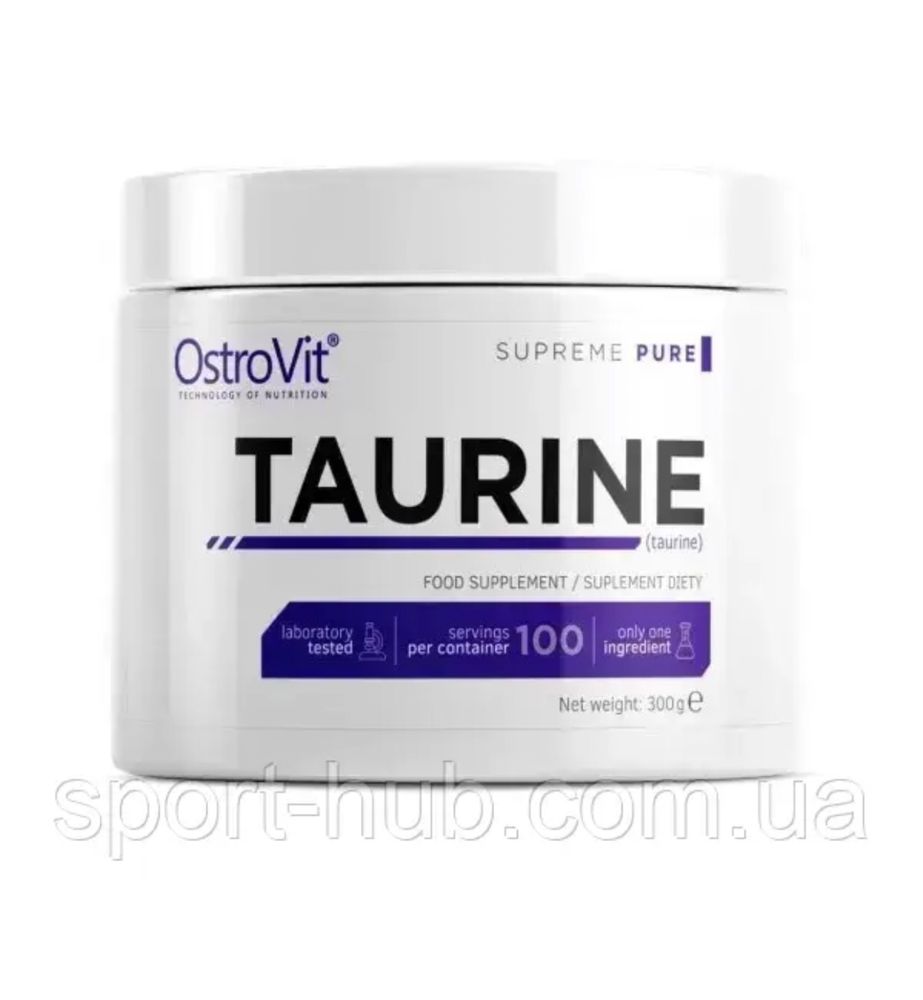 Таурин Ostrovit 300гр, Olimp Taurine Mega Caps  1500mg 120 capsules