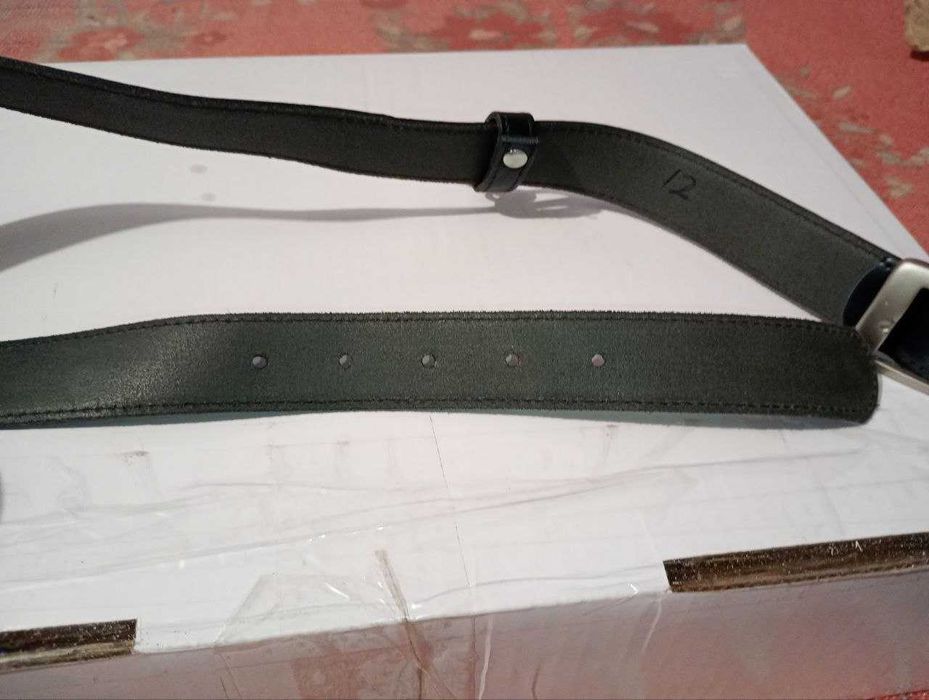 Продам Ремінь З Карабіном Натуральна Шкіра 88 см