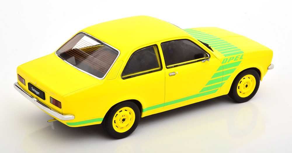 Model 1:18 KK-Scale Opel Kadett C Swinger 1973 yellow (KKDC180673)
