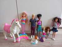 Zestaw lalek Barbie, Syrenka, koń i pieski