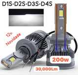 LED D1s D2s D3s D4s 12v novidade
