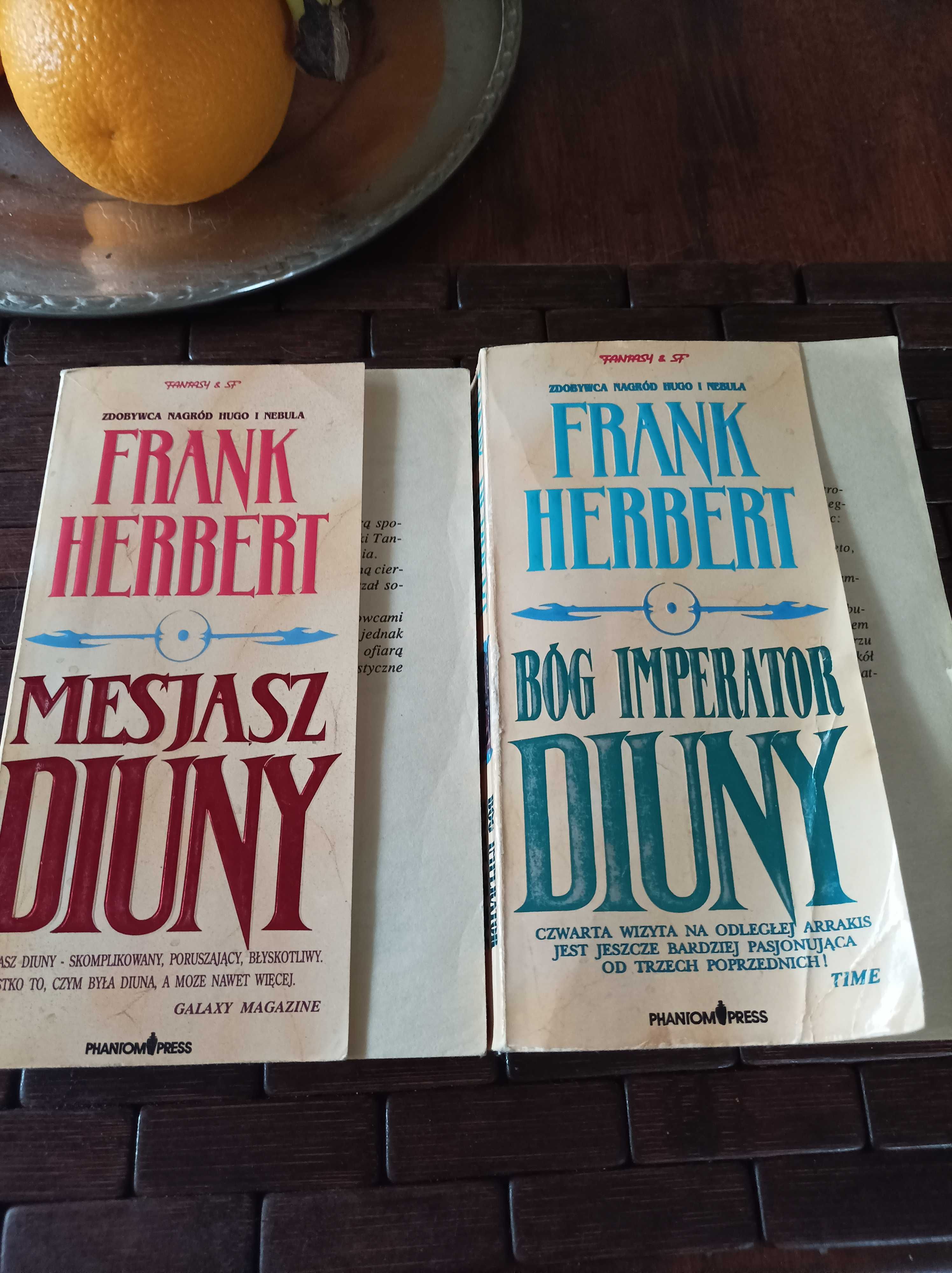 Herbert seria książek Mesjasz Diuny Bóg imperator Diuny wydanie I