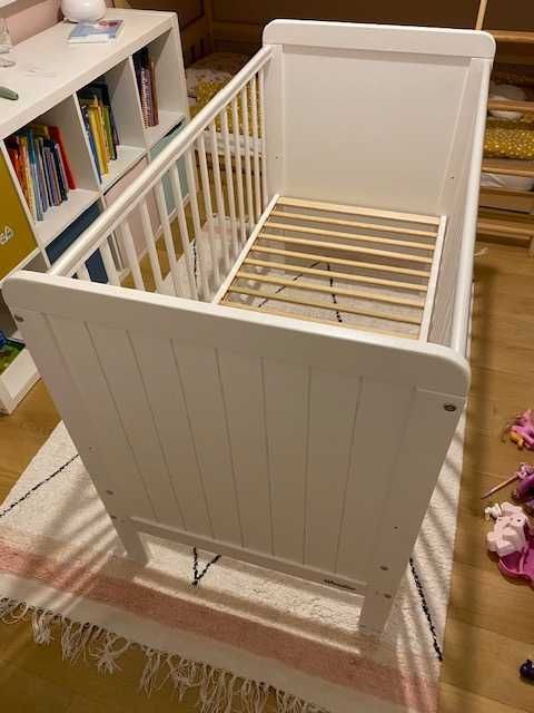 Łóżeczko Woodies Country Cot 120×60 + materac Tapi kokos-pianka