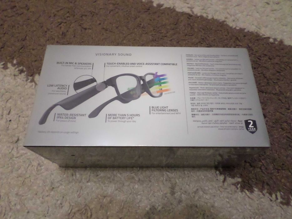 Очки Razer Anzu Rectangle Blue Light + Sunglass SM (RZ82-03630600-R3M1