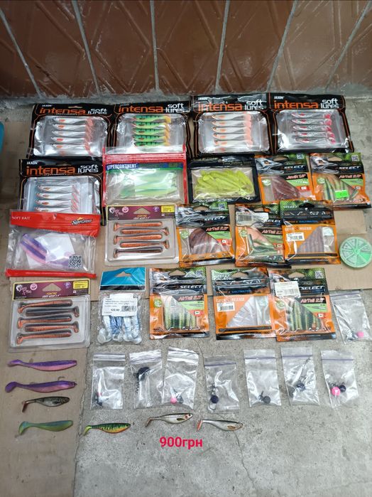 Воблер спінінги блешні силікон гачки окуляри катушка мормо джиг бакан