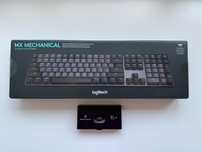 Teclado mecânico silencioso marca Logitech modelo MX Mechanical YR0082