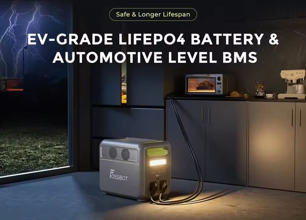 Fossibot F1200 + painel solar - Novos