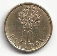 10$00 de 1986 Republica Portuguesa