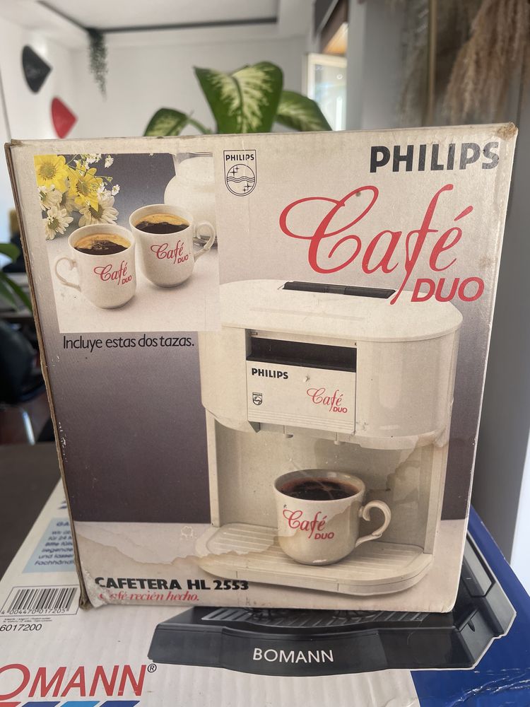 Cafeteira Philips HL 2553 Café Duo vintage