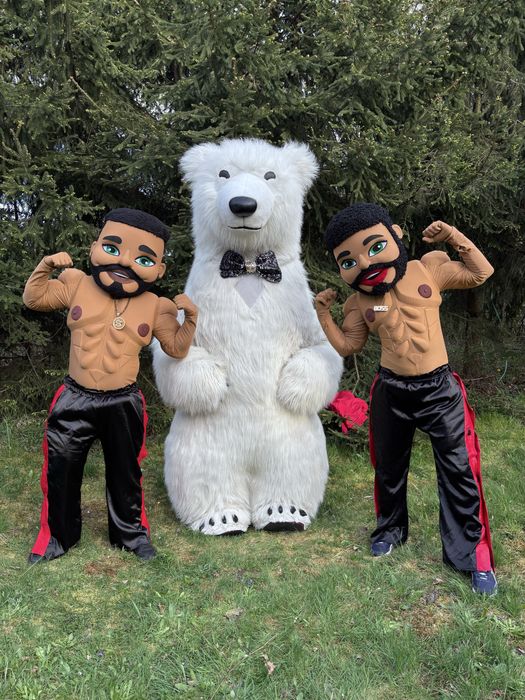 Żywa maskotka tancerz Alvaro na imprezy