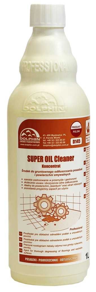 SUPER OIL CLEANER odtłuszczanie posadzek (ubrania) 1L DOLPHIN
