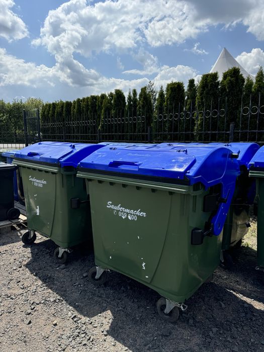 Контейнер для сміття 1100л. Бак для сміття. Євроконтейнер для сміття