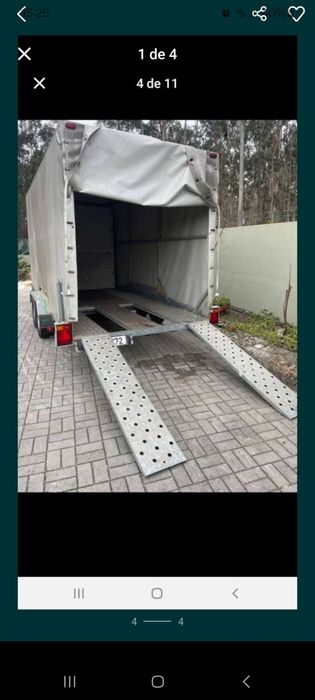 Reboque porta carros ou mercadorias