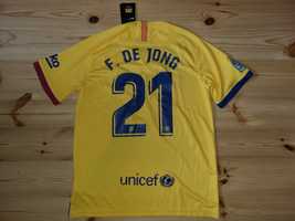 Nowa Koszulka FC Barcelona #21 de Jong r. M