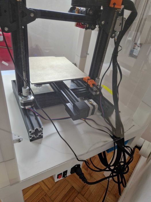 Ender 3 V2 upgraded com Sprite Pro Extruder + Klipper + Housing p/ ABS