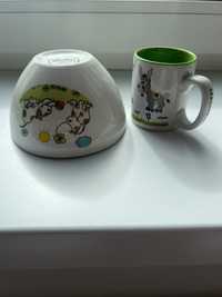 Чашка детская керамика с осликами
