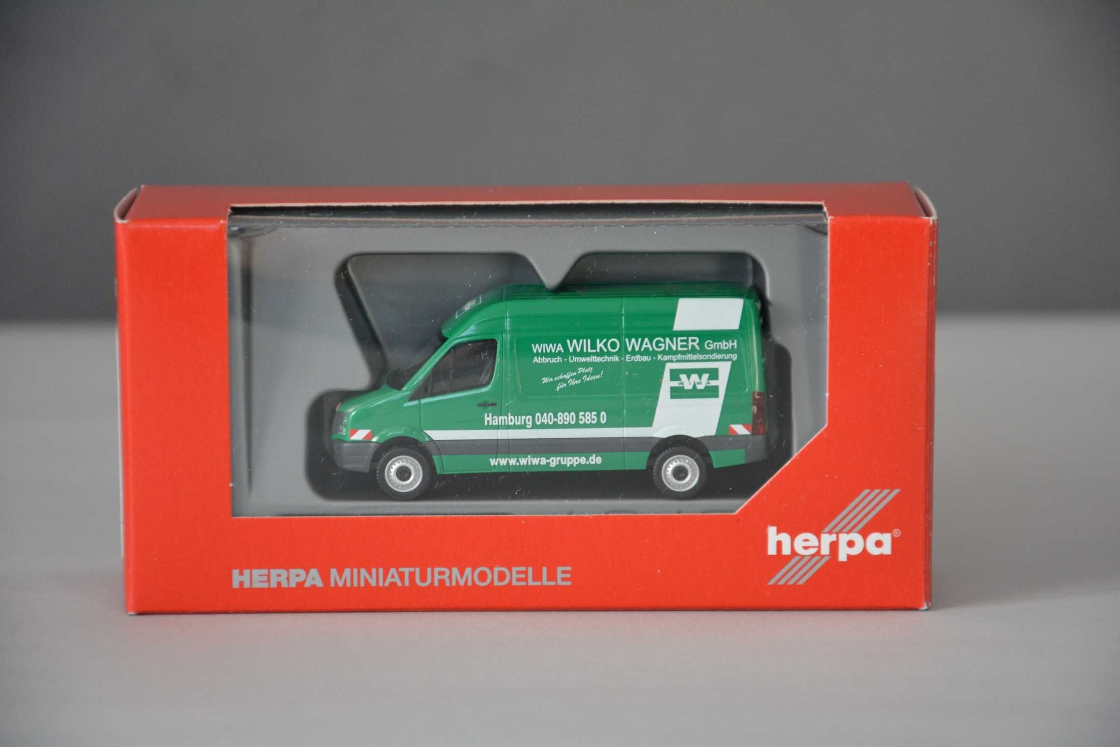 1:87 (H0) Herpa 095051 - Volkswagen Crafter HD - Wilko Wagner Hamburg