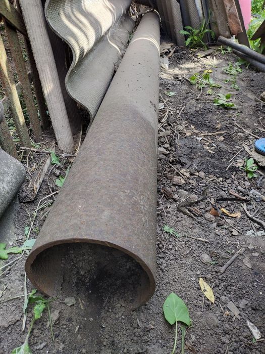 Продам трубу. метал и азбестовую