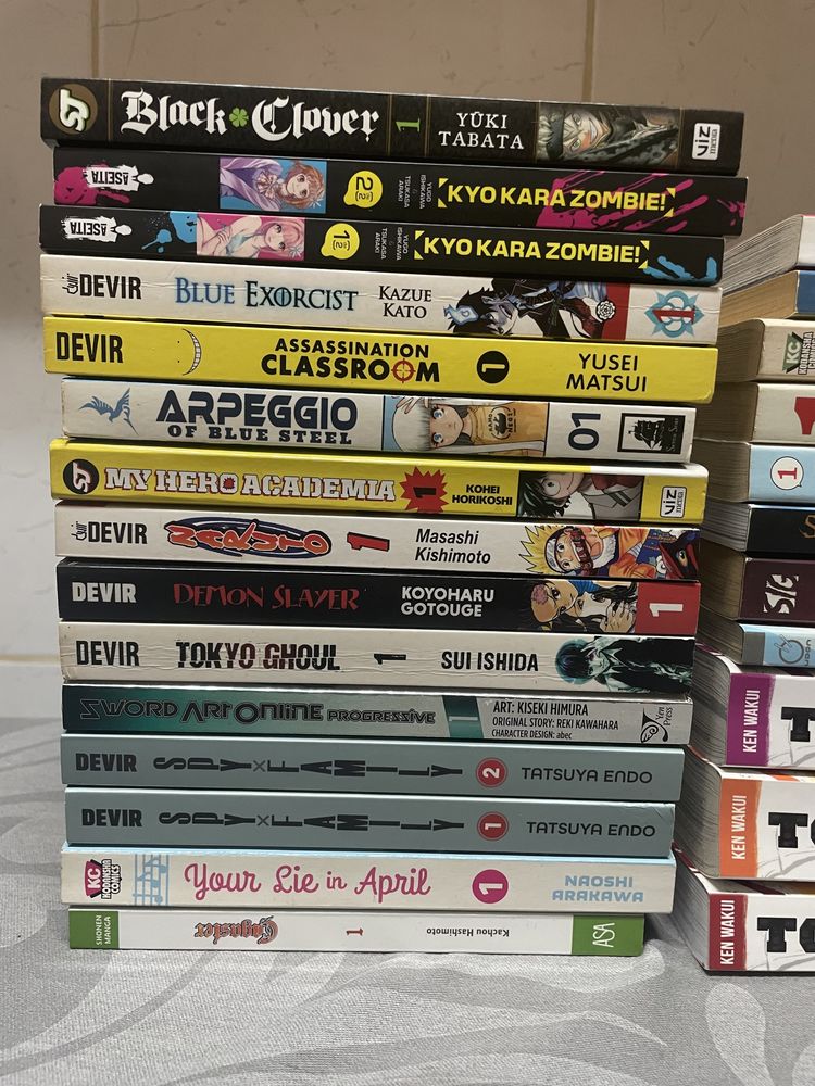 Vendo variadas Mangas