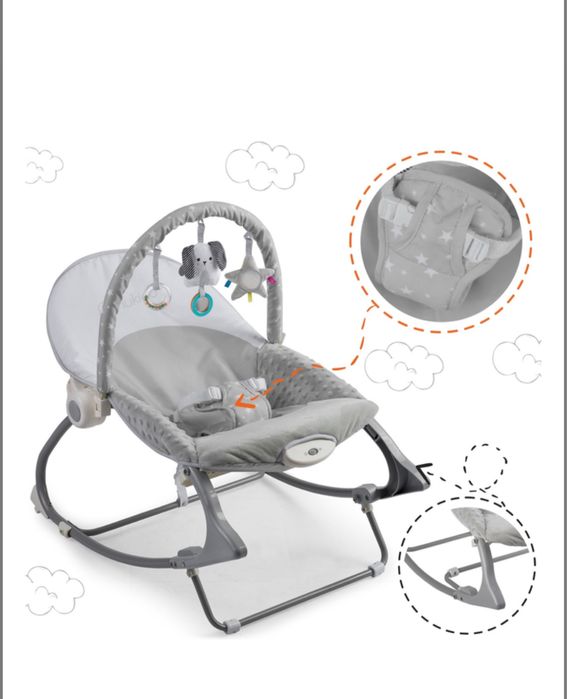 Крісло-гойдалка Nukido з вібрацією