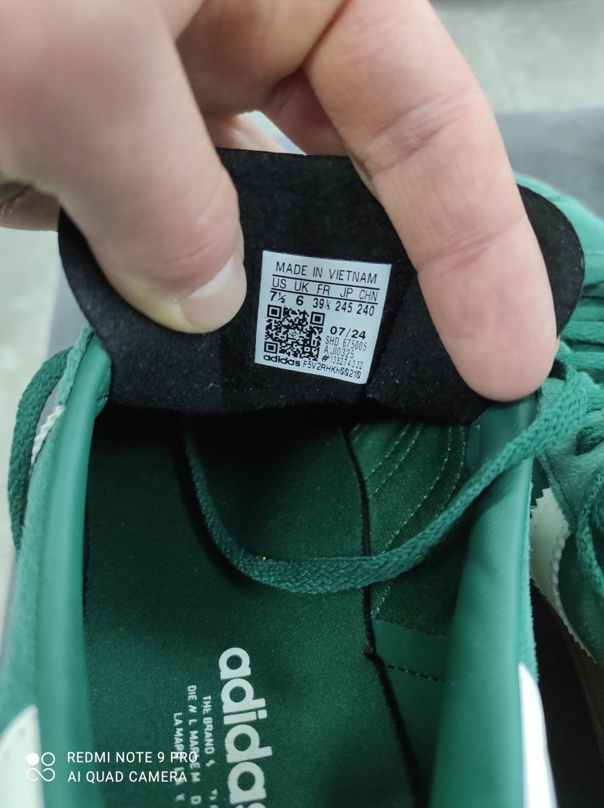 ОРИГІНАЛ 100% Кросівки Adidas Gazelle Bold W Green JI0325 39