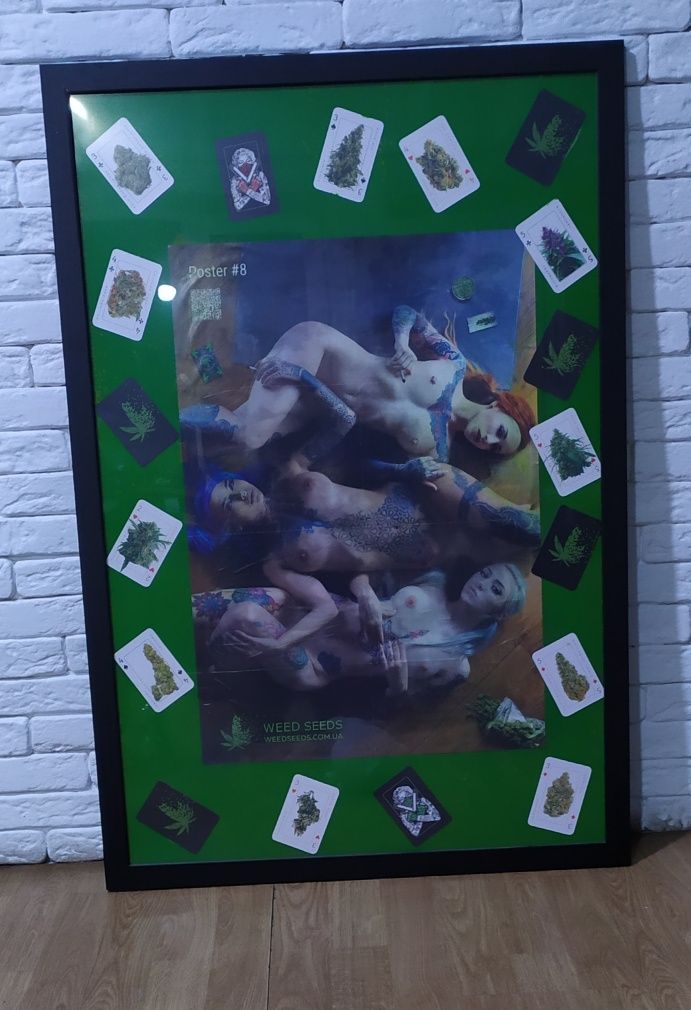 Творча робота сексі постер 80×100 см