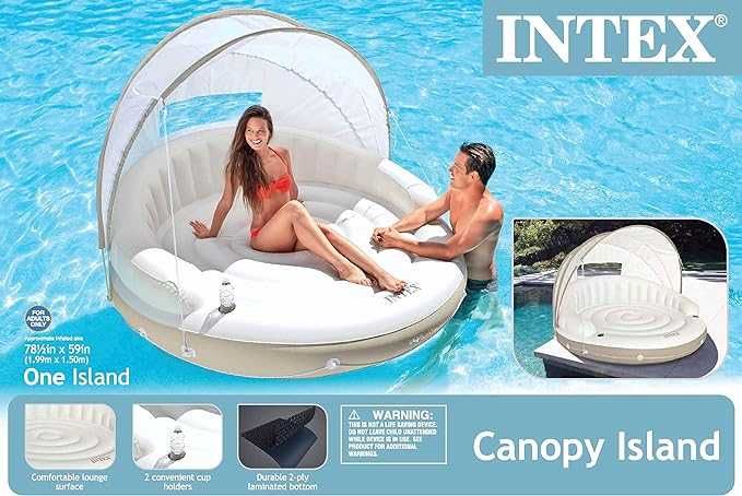 Intex Canopy Island Kanapa Dmuchana Do Relaksu 58292EU