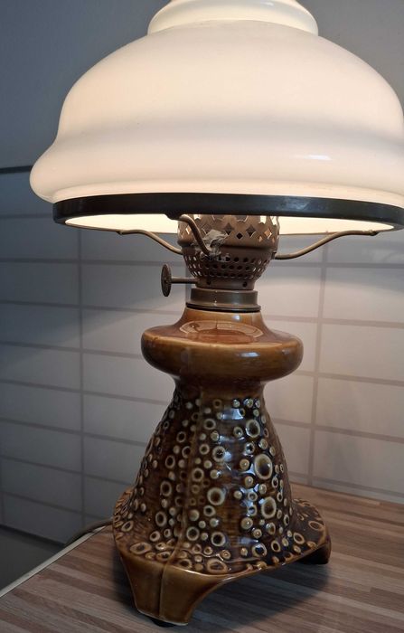 Lampa stołowa Wałbrzych PRL