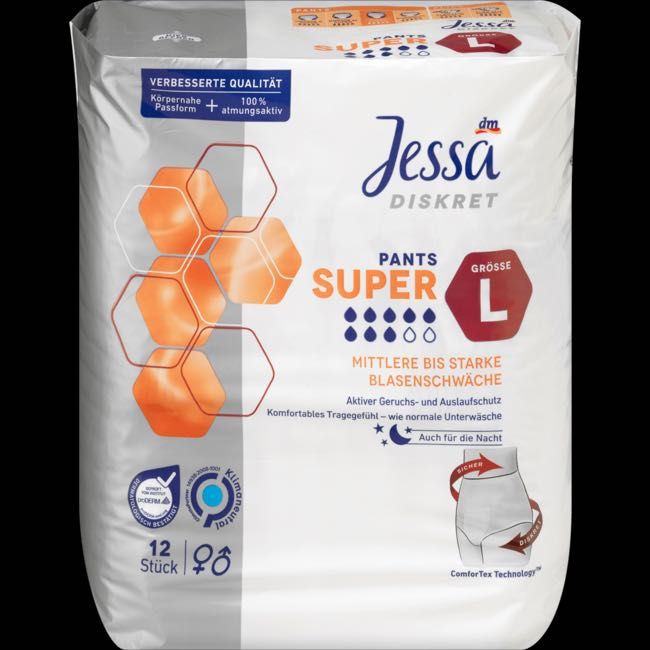 Pieluchomajtki L Super, 12 szt.