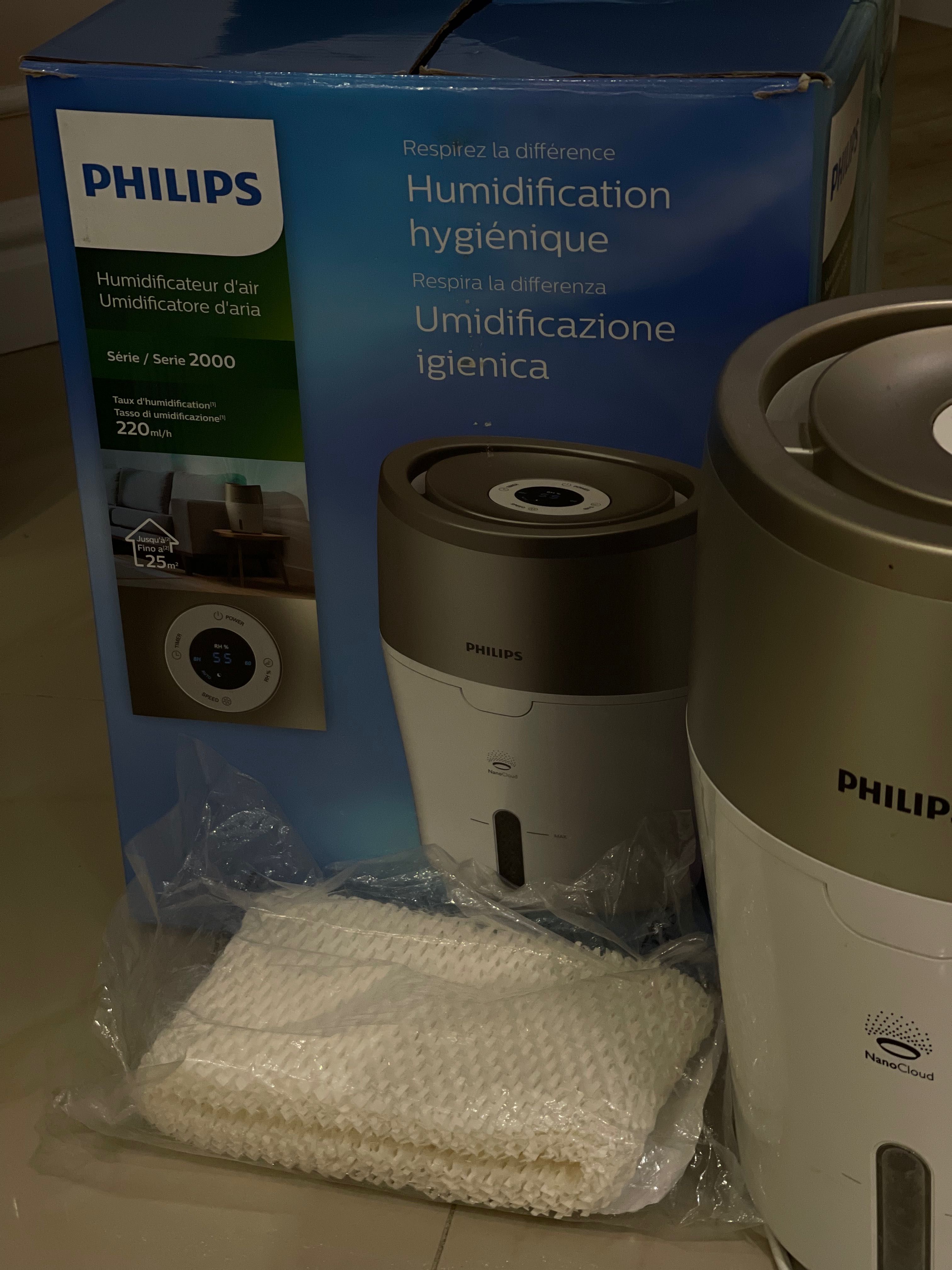 Philips 2000 nanoCloud HU4803 зволожувач повітря+новий фільтр подаруно