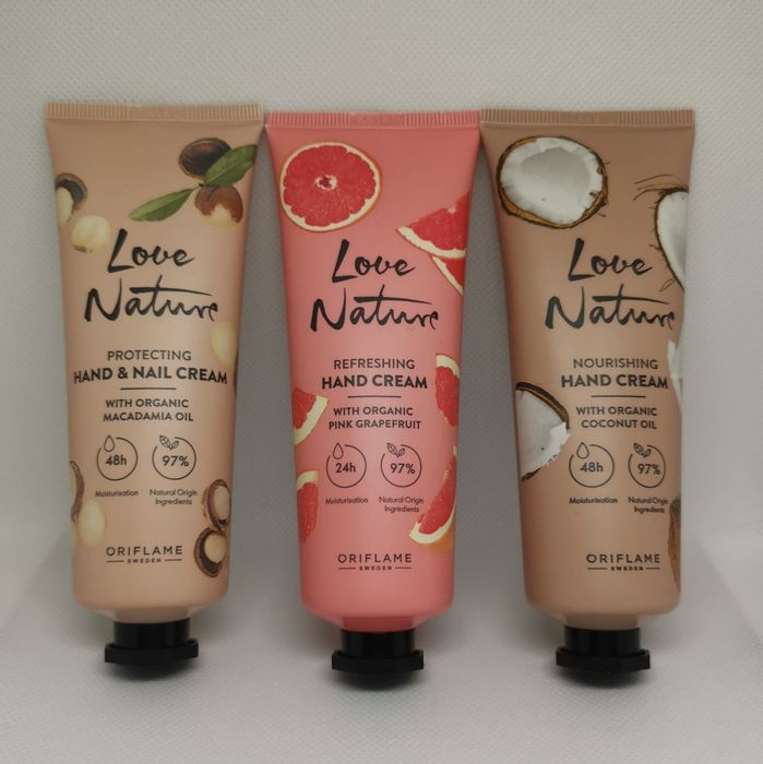 Creme de mãos Oriflame Toranja Macadamia Côco