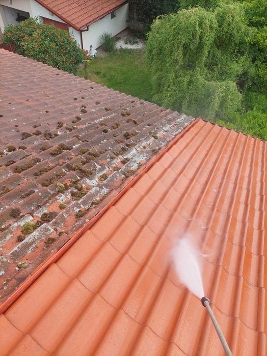 Mycie i malowanie dachów,elewacji i kostki brukowej