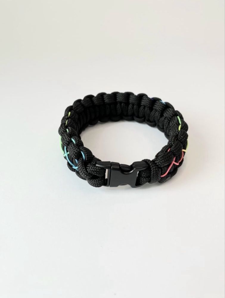 Bransoletka "ZORZA" taktyczna/ bushcraft/ EDC/ survival/ paracord/