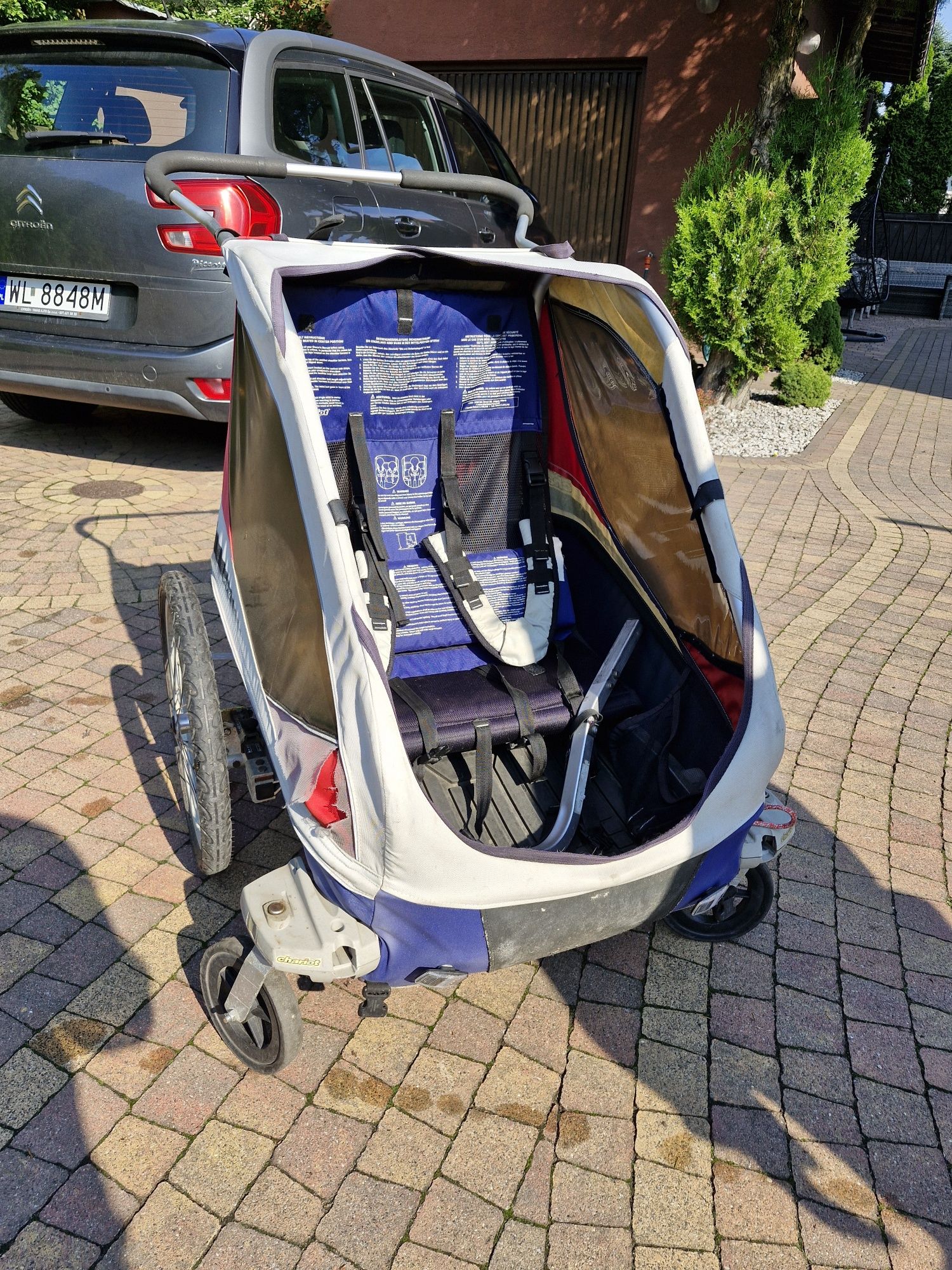 Dwuosobowy wózek rowerowy Thule / Chariot Corsaire XL