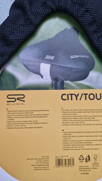 Nowa nakładka na siedzenie rowerowe