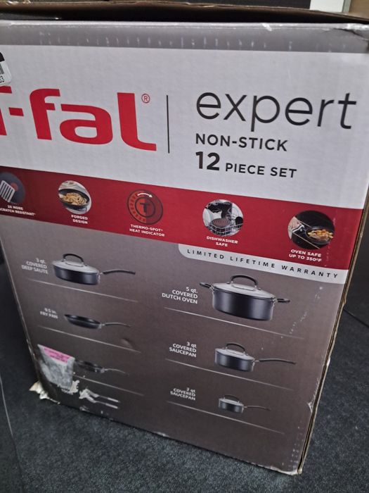 Набір з США каструлі + сковорідки T-Fal Expert 12 елементів новий.