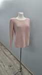 Sweter • pudrowy róż• gruby i ciepły • damski • długi rękaw • Sinsay M