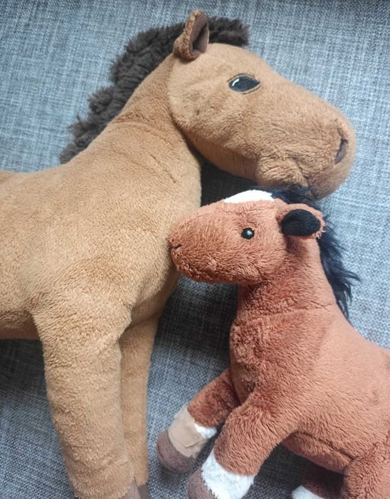 Konie klacz/koń źrebak maskotka pluszak