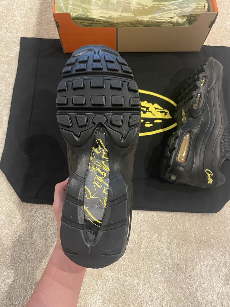 nike air max 95 corteiz honey black