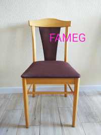 Krzesło FAMEG tapicerowane gięte, z metką