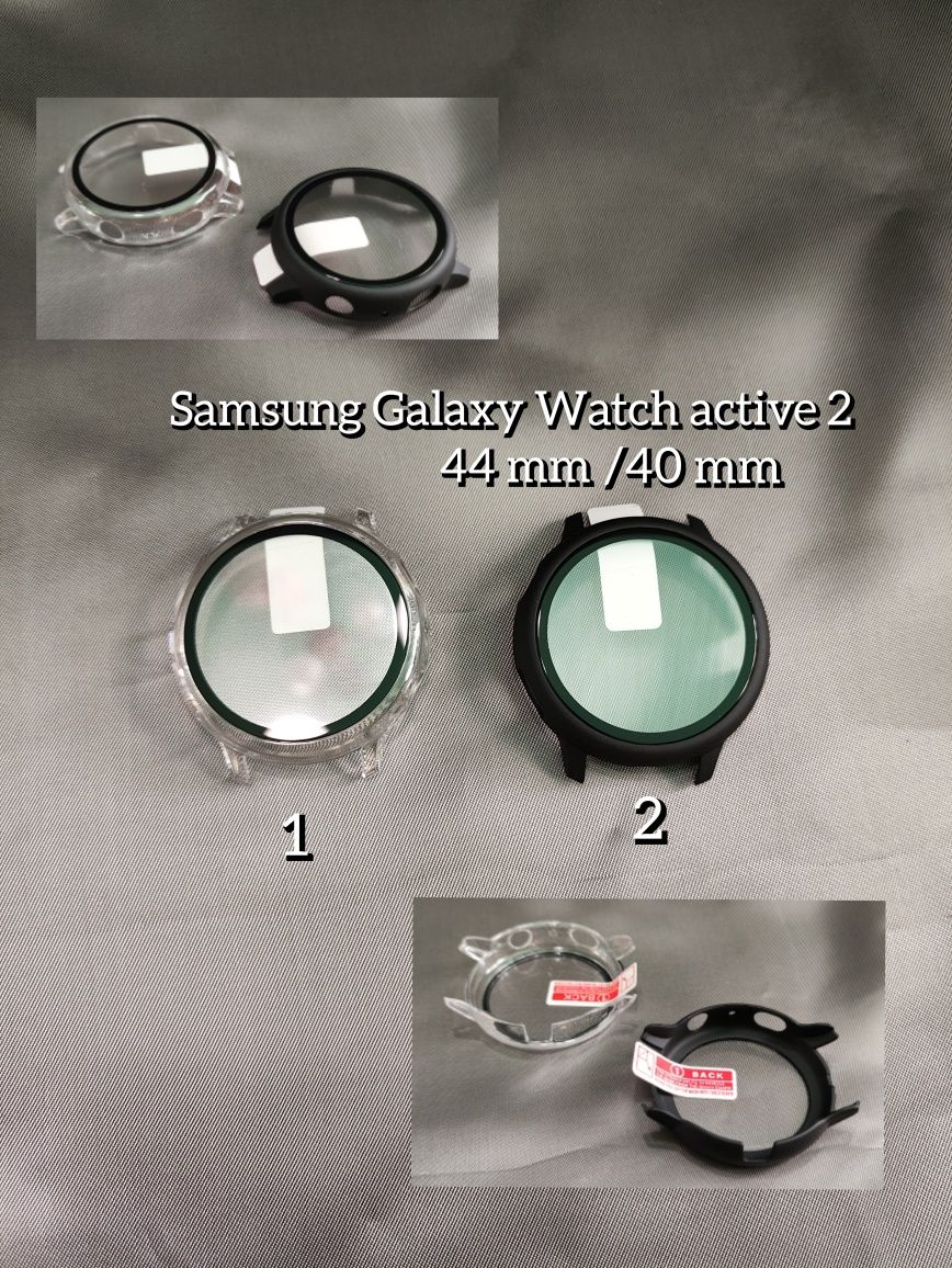 Чехол стекло бампер для Samsung Galaxy Watch 4 5 6-40 44mm Activ