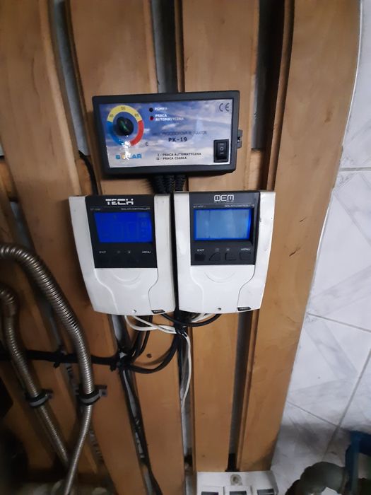Serwis kolektorów słonecznych.Naprawa.Odpowietrzanie.Hydraulik.Grzałka